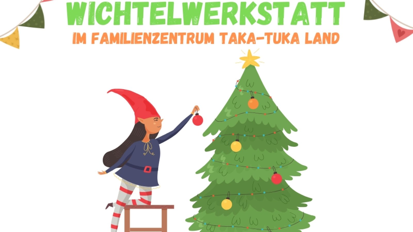 Tannenbaum mit Wichtel