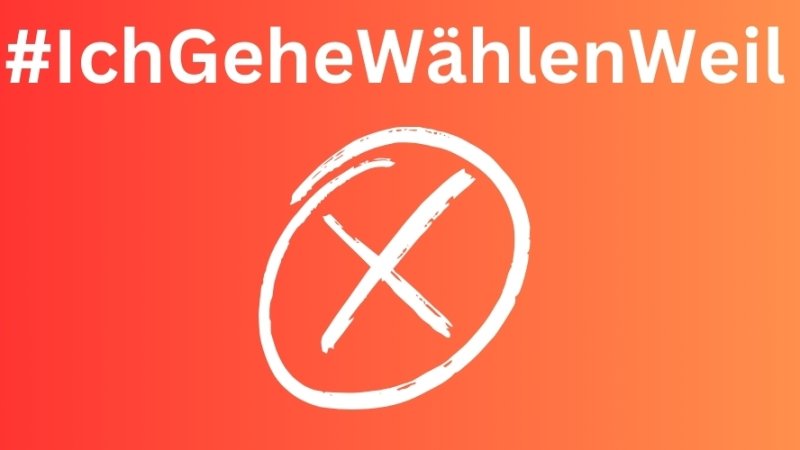 Motiv zum Thema: #IchGehWählenWeil...