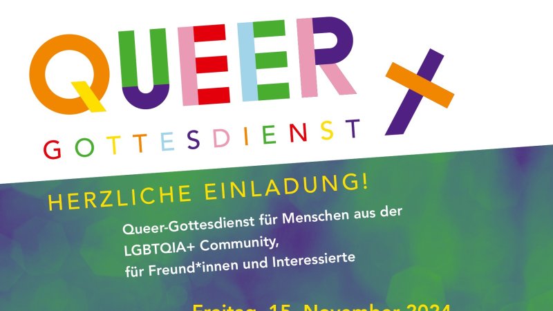 Motiv zum Thema: Queer Gottesdienst für Menschen aus der LGBTQIA+ Community, für Freund:innen & Interssierte